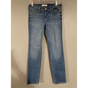 Hollister Light Wash Skinny Jeans Size 7 28 X 32 NWT